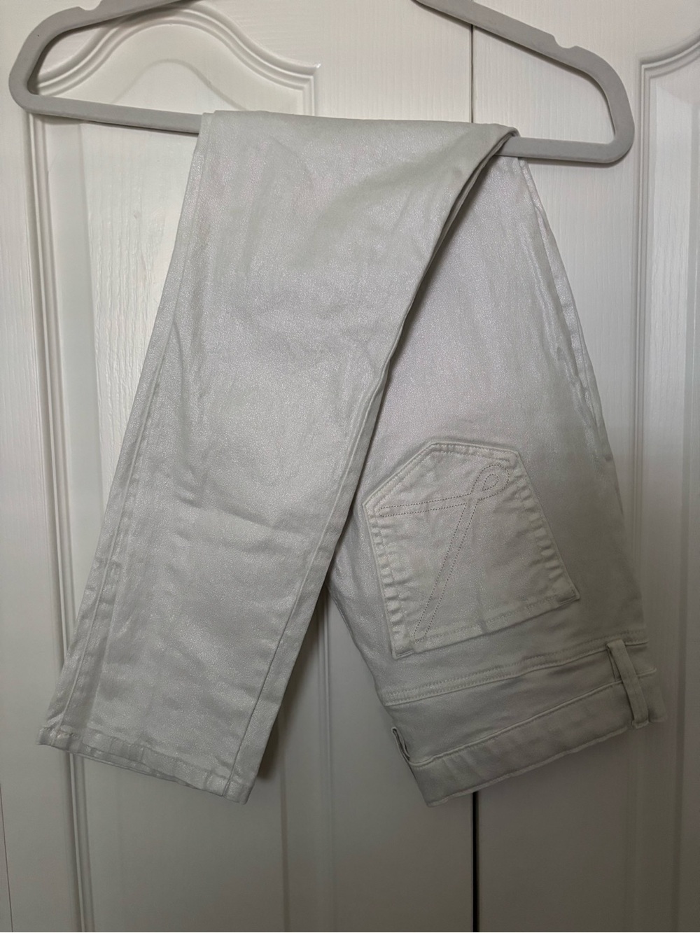 Lilly Pulitzer Coconut White Coated Jeans